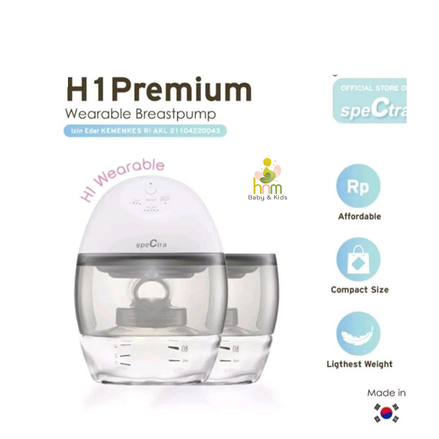 Spectra wearable H1 premium Electric Breast Pump - H1 Premium