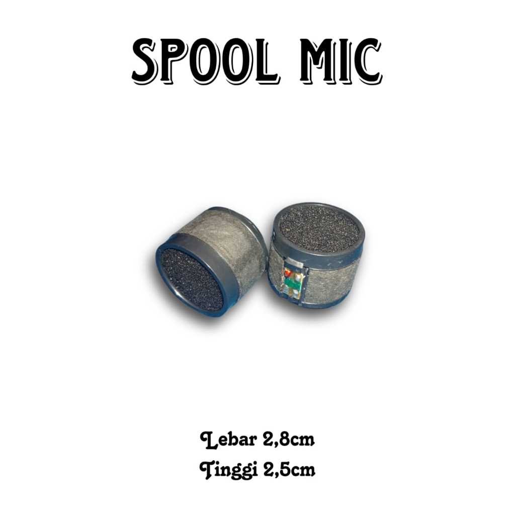 SPOOL MIKROFON KECIL SPOOL MIKROFON BIASA