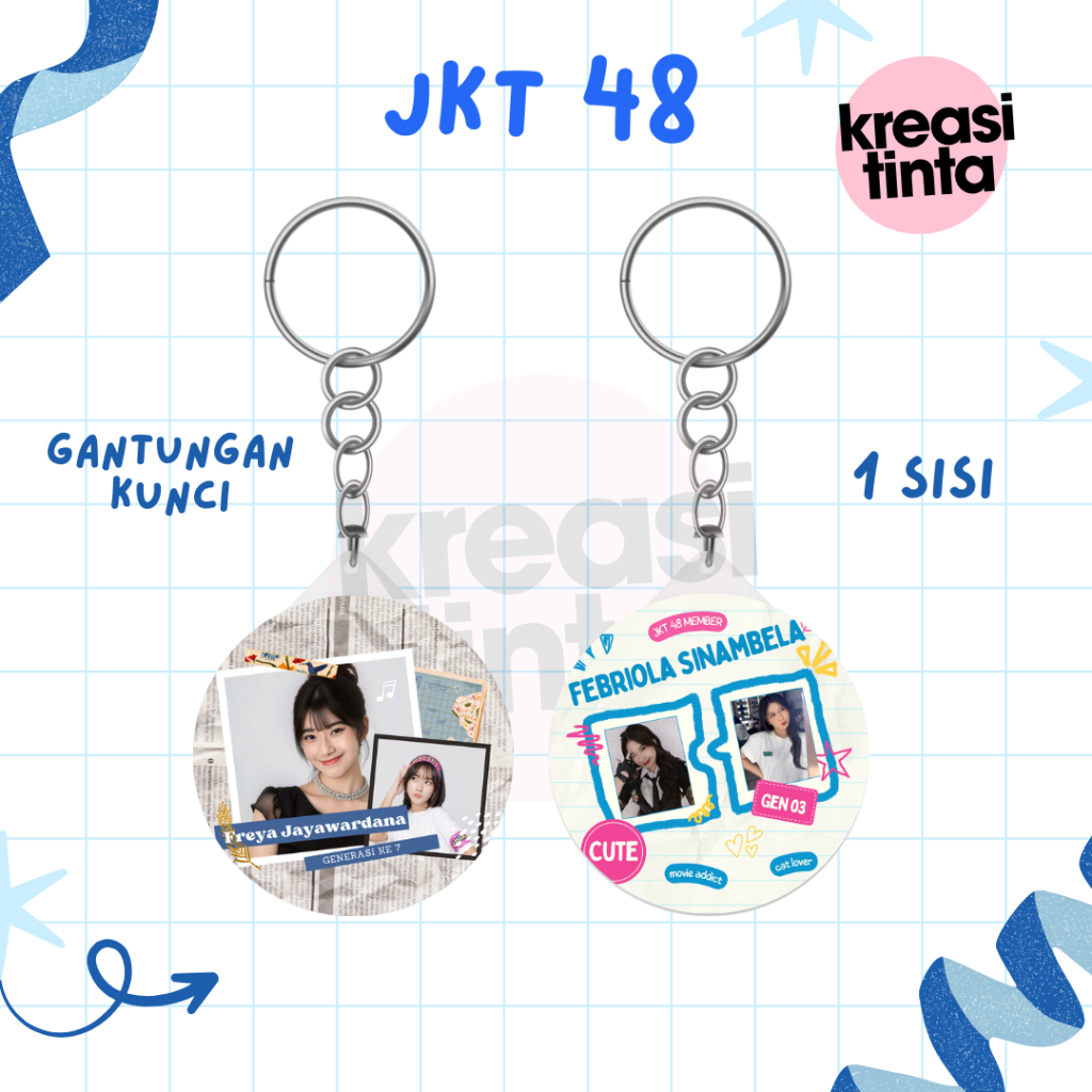 GANCI JKT48 MERCHANDISE JKT48 - Diameter 5.8cm