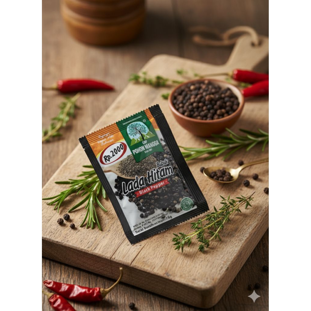 CAP POHON MANGGA LADA HITAM BUBUK - 1 SACHET