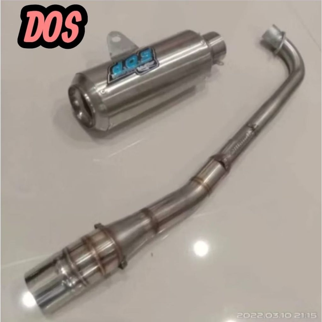 KNALPOT DOS GP1 JUPITER VEGA GRAND ASTREA SUPRA 125 BLADE ABSOLUT REVO KNALPOT DOS GP1 JUPITER Z VEG