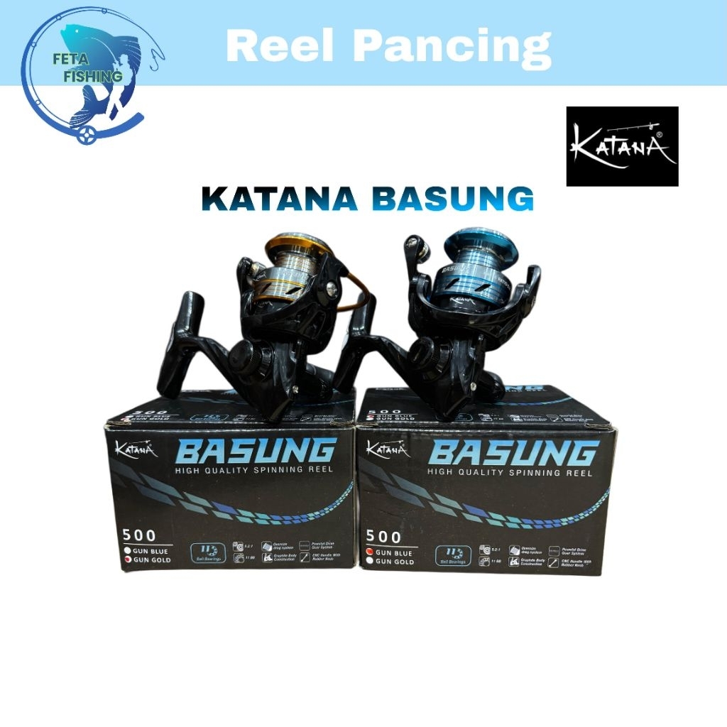 Reel Pancing Katana Basung 500 1000