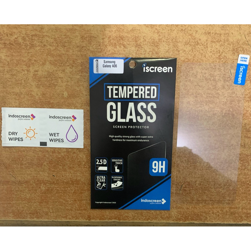 Iscreen Tempered Glass  bening Indoscreen GROSIR Anti Gores
