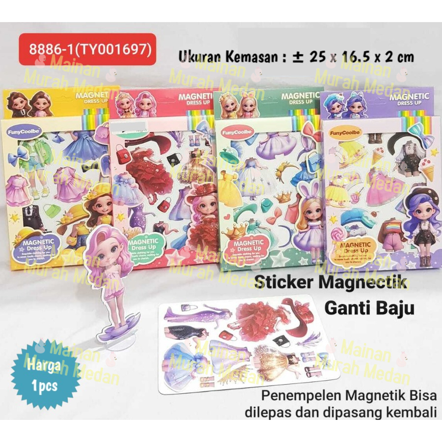 M3 - ( 1pcs ) Mainan Magnetic Doll Kimmi And Friends / Mainan Boneka Magnetic