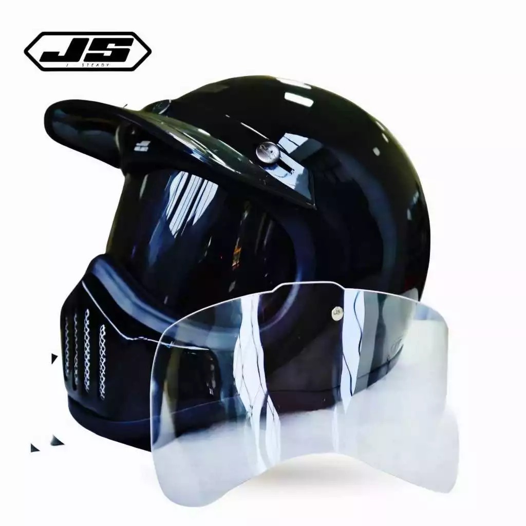 Kaca Helm Cakil Custom Untuk Helm Js Cakil/visor helm/kaca helm cakil/visor clear/kaca hitam