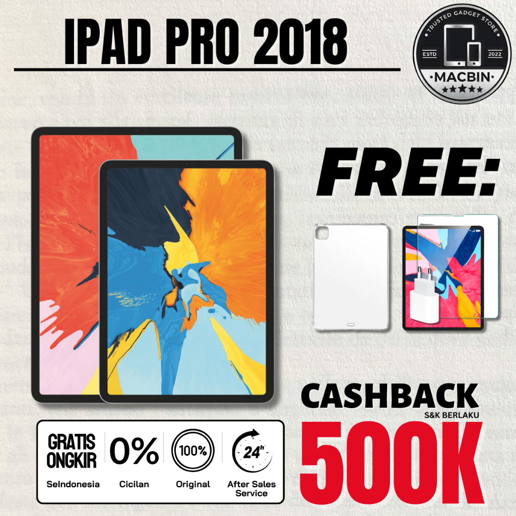 iPad Pro 2018 11 & 12.9 inch Wifi Cellular 1TB 512GB 256GB 64GB Second