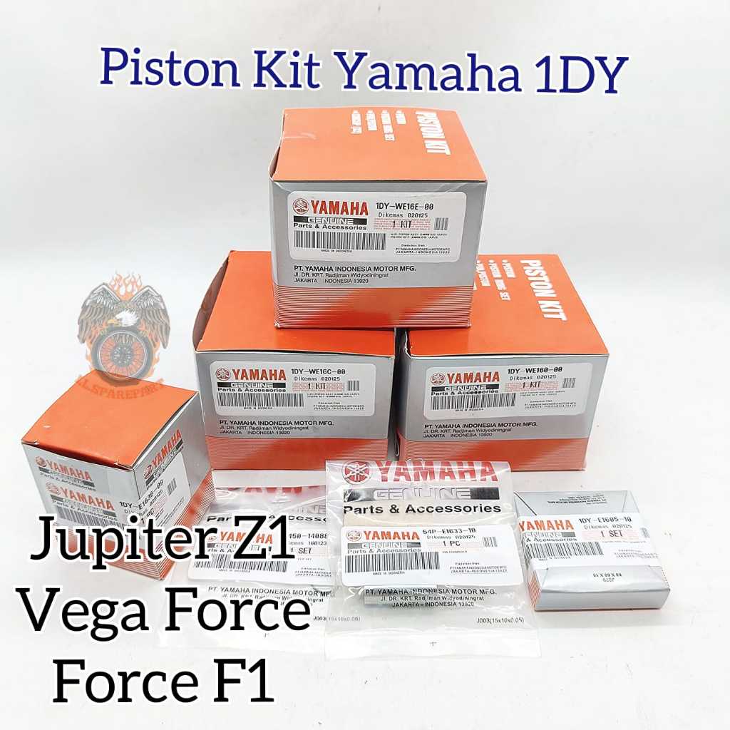Piston Kit ORI Yamaha 1DY Jupiter Z1 Vega Force FI Seher Ring Asli Original YGP
