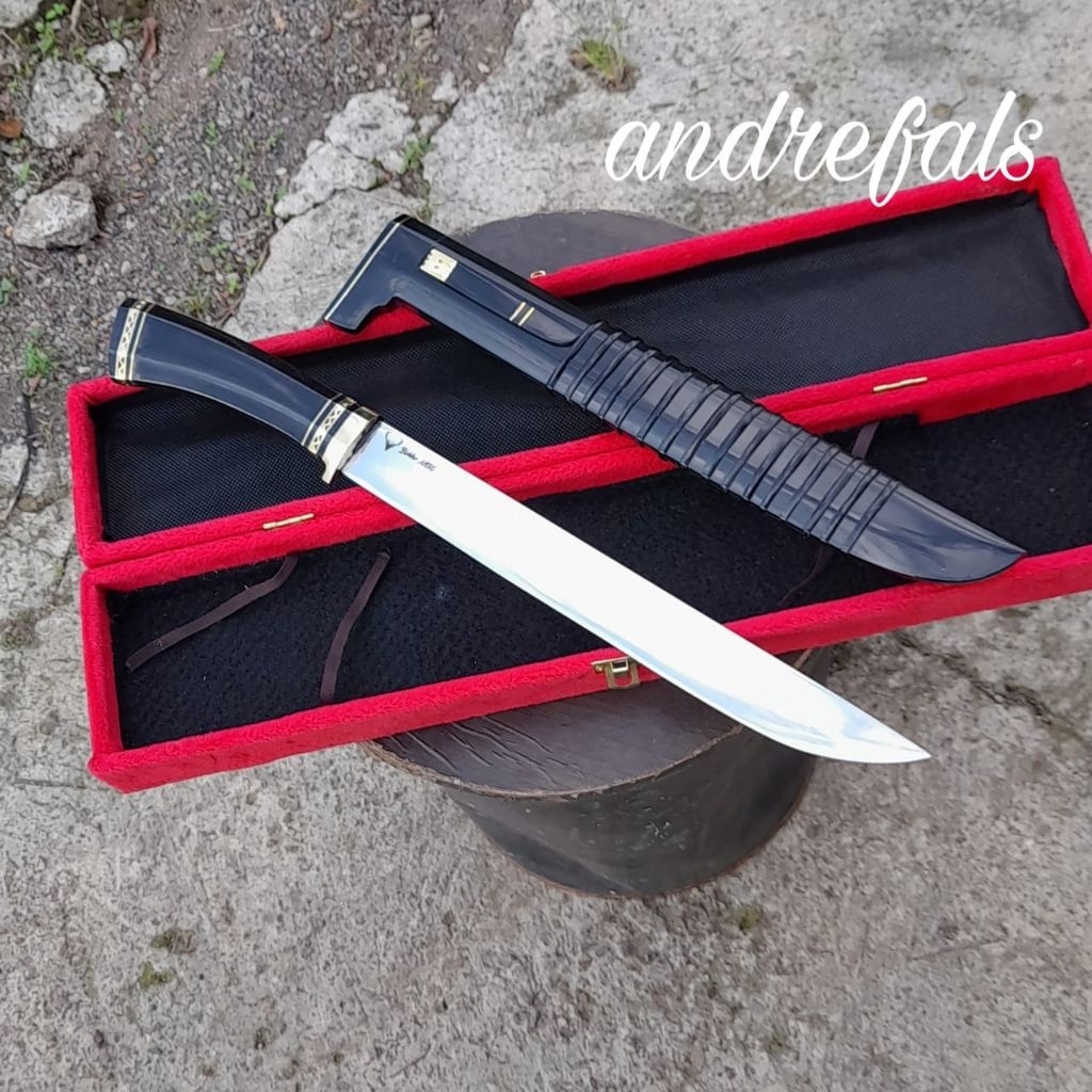 PROMO PISAU golok sembelih BOHLER N695 PREMIUM FULL TANDUK