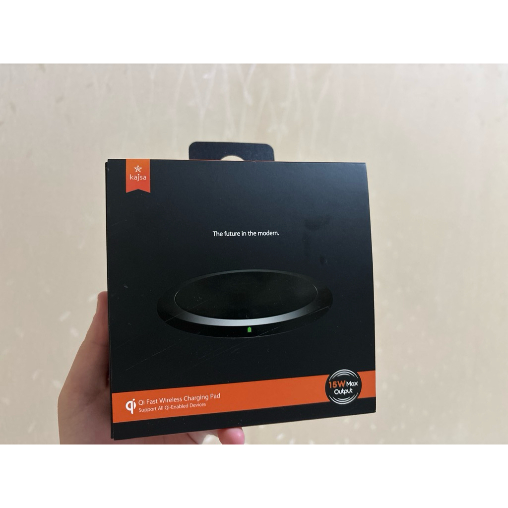 kajsa W6 (15W) Qi Fast Wireless Charger (White) (Iphone Charger)