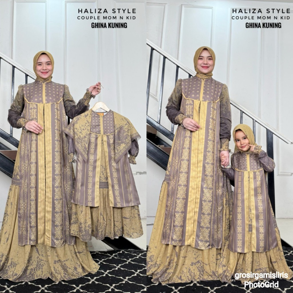 PAYDAY PROMO‼️ Gamis Abaya Haliza Ghina by Haliza Syar'i Haliza Style Gamis lebaran Gamis Idul Fitri