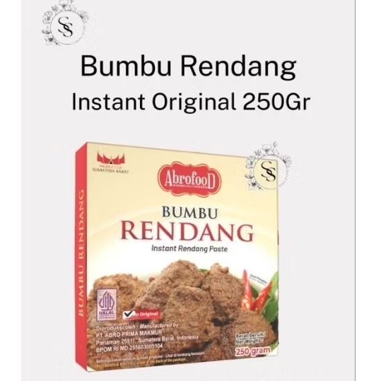 BUMBU RENDANG ABROFOOD [250 gram]