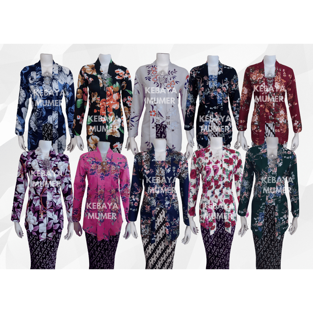TERLARIS! Kebaya Floral. Kebaya Jadul. Kebaya Tradisional. Kebaya Kutubaru. Kebaya Kartini. Kebaya