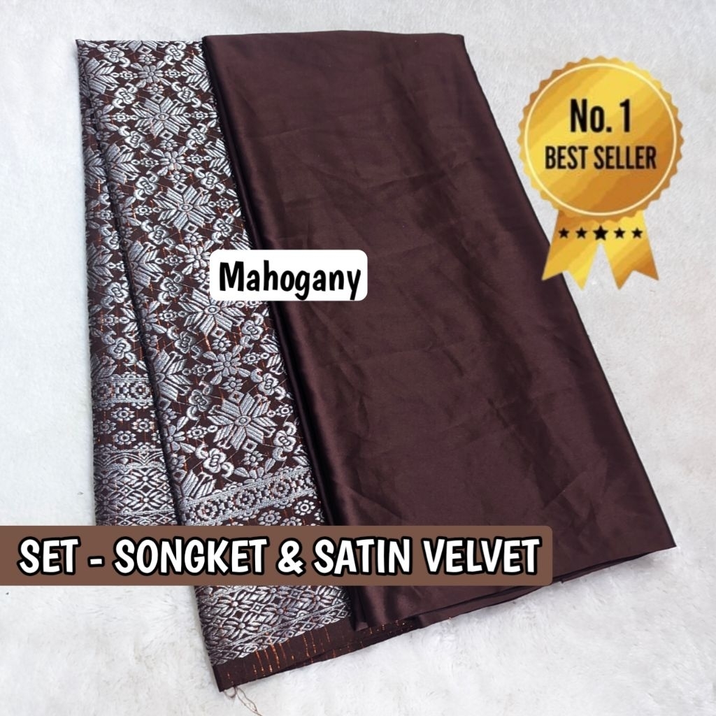 set/PAKET KAIN BRIDESMAID PAKET BRIDESMAID KAIN SONGKET & SATIN VELVET - PAKET BRIDESMAID PAKET KAIN