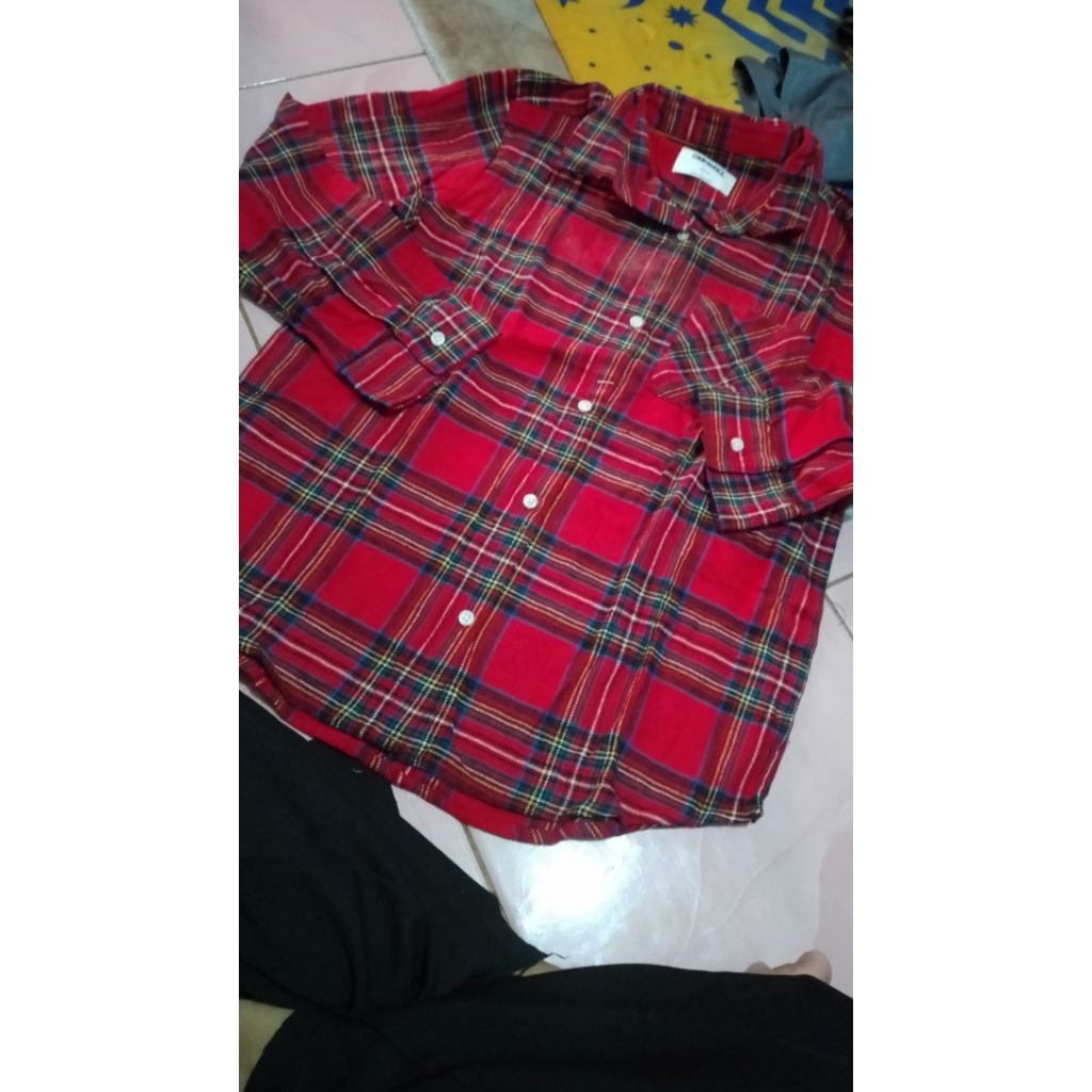 Kemeja Flanel Anak Perempuan