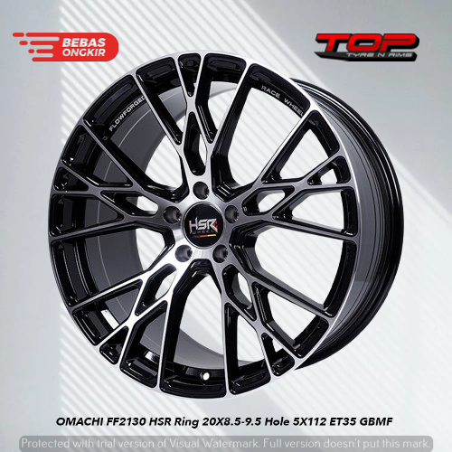 Velg mercedes benz mercy r20 lebar 85/95 inch | pelek hsr omachi two tone ring 20 original