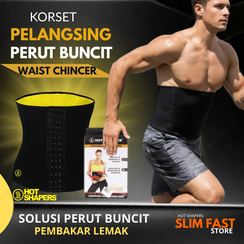 KORSET PELANGSING PERUT CORSET NEOTEX PRIA WANITA KORSET OLAHRAGA PRIA HOT SHAPER ORI PENGECIL PERUT