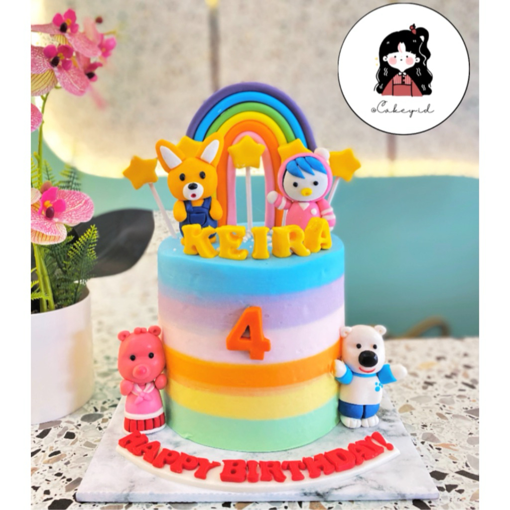 Kue Ulang Tahun Tema Pororo