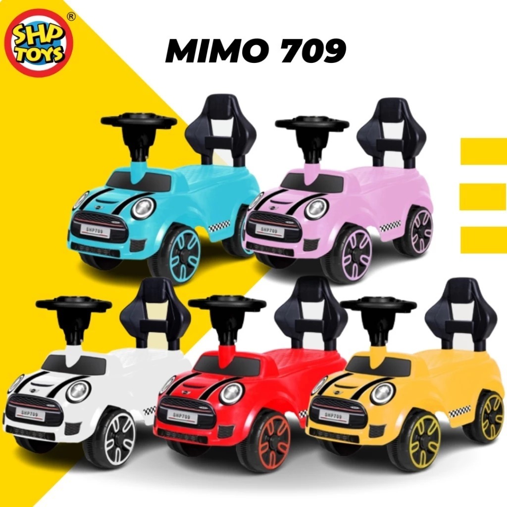 MOBIL DORONG MIMO SHP 709 - Mainan Mobil Tunggang Dorong Anak SHP Toys Ride On Car MIMO 709
