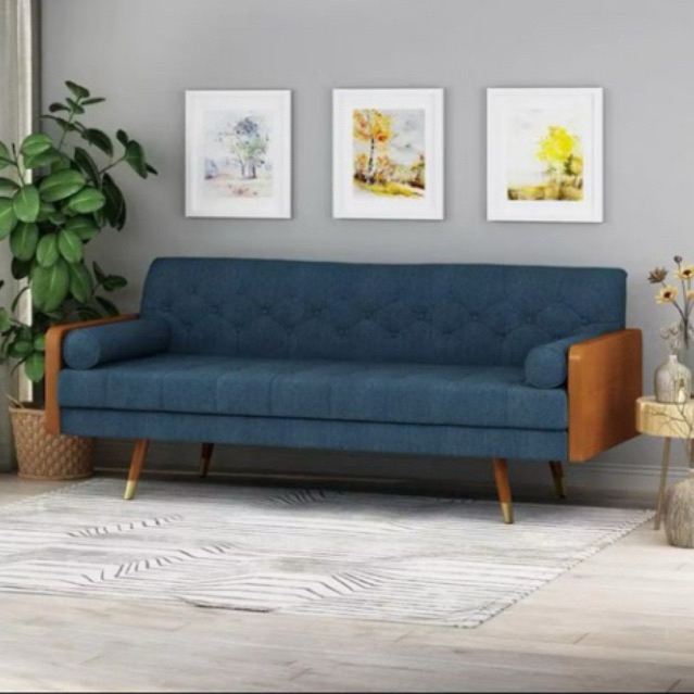 Sofa Minimalis Kayu Jati Sofa 3 Seater Kayu Jati Sofa Ruang Tamu Kayu Jati Sofa Scandinavian Kayu Ja