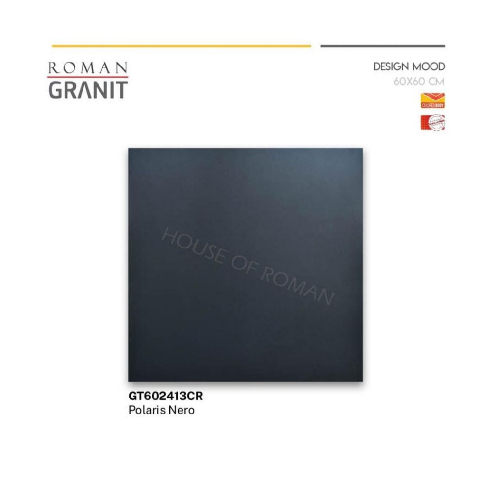 Roman Granit GT602413CR Polaris Nero 60x60 Kw2