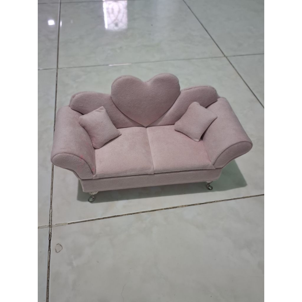 Jewlery Sofa/ Tempat Perhiasan Sofa Import/ Sofa Pink