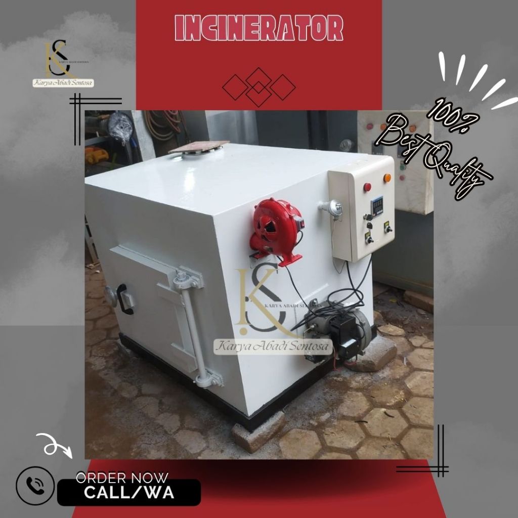 Incinerator Pembakar Sampah (asap minim)