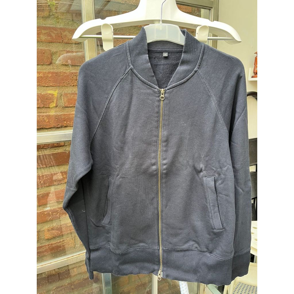 Preloved MUJI mens Jacket winter navy blue