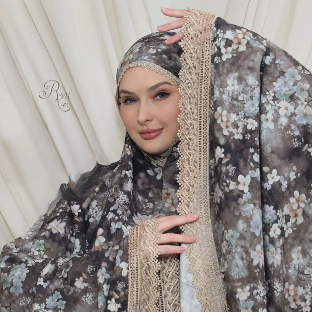 MUKENA RYN RAYYAN QAIRINA BAHAN VISCOSE IMPORT ADEM DAN NYAMAN DIPAKAI | MUKENA DEWASA SUPER JUMBO |
