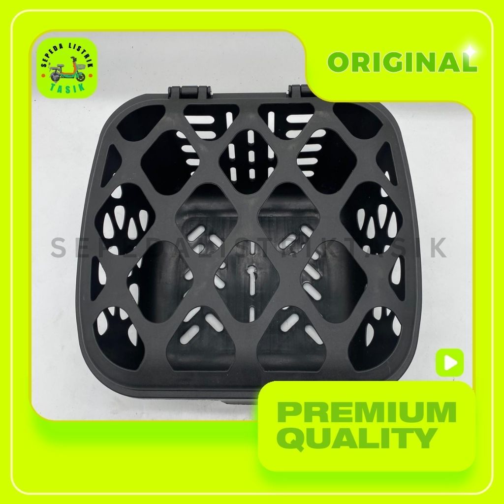 KERANJANG DEPAN BESI SEPEDA LISTRIK EXOTIC / SELIS43 - ORIGINAL 100% - SPAREPART SEPEDA LISTRIK