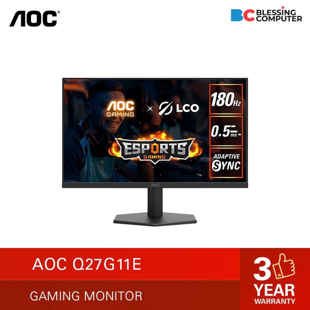 Monitor AOC Q27G11E 27 IPS QHD 180Hz 1ms