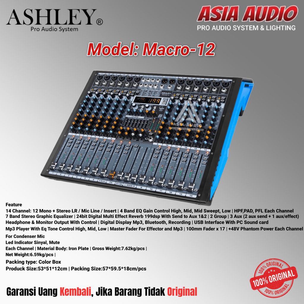 MIXER ASHLEY MACRO-12