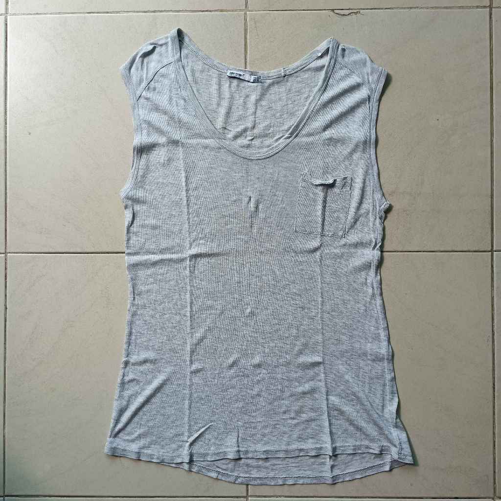 Kaos Armless Zara Special T Grey Second Original