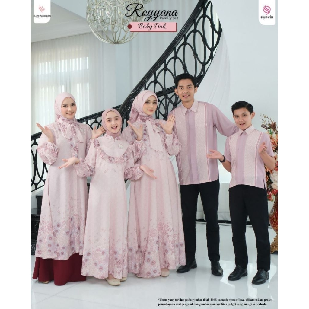 PO Baju Lebaran 2026 Royyana Family Set by Syavia