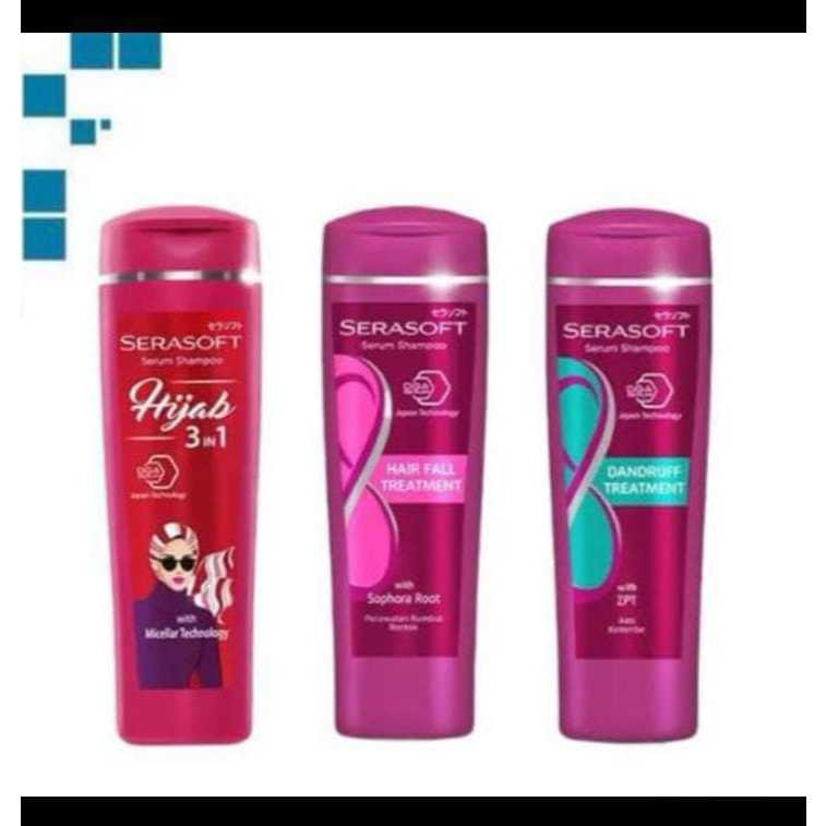 Shampoo Serasoft Strong 160ml - Perawatan Rambut Rontok & Kering