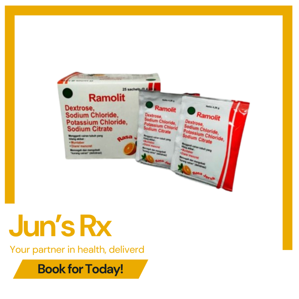 Ramolit Rasa Jeruk 1 Sachet | Oralit