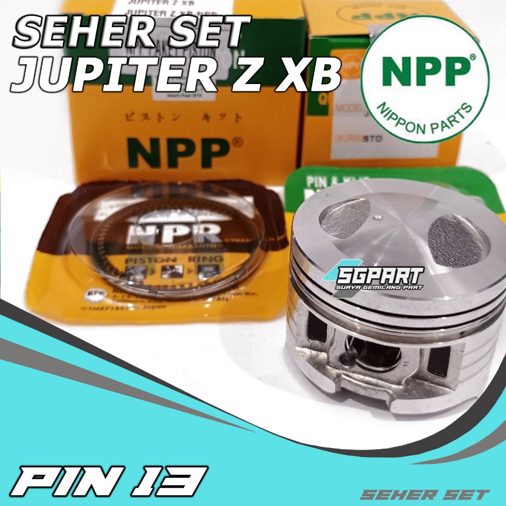 PISTON SEHER SET JUPITER Z XB Dia 53 53.5 54 54.5 55 NPP
