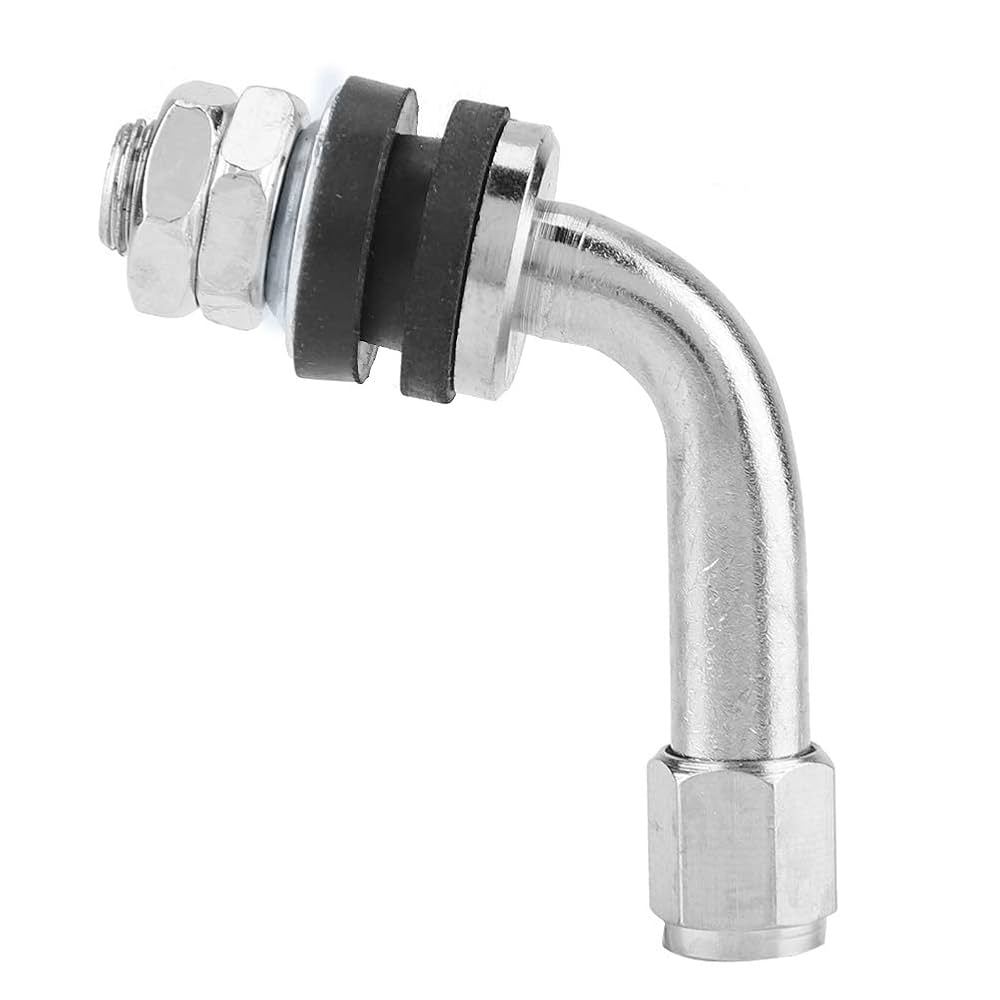 Pentil Ban Tubles Pentil Besi Bengkok Roda Ban Mobil Motor Drat Dalam Luar