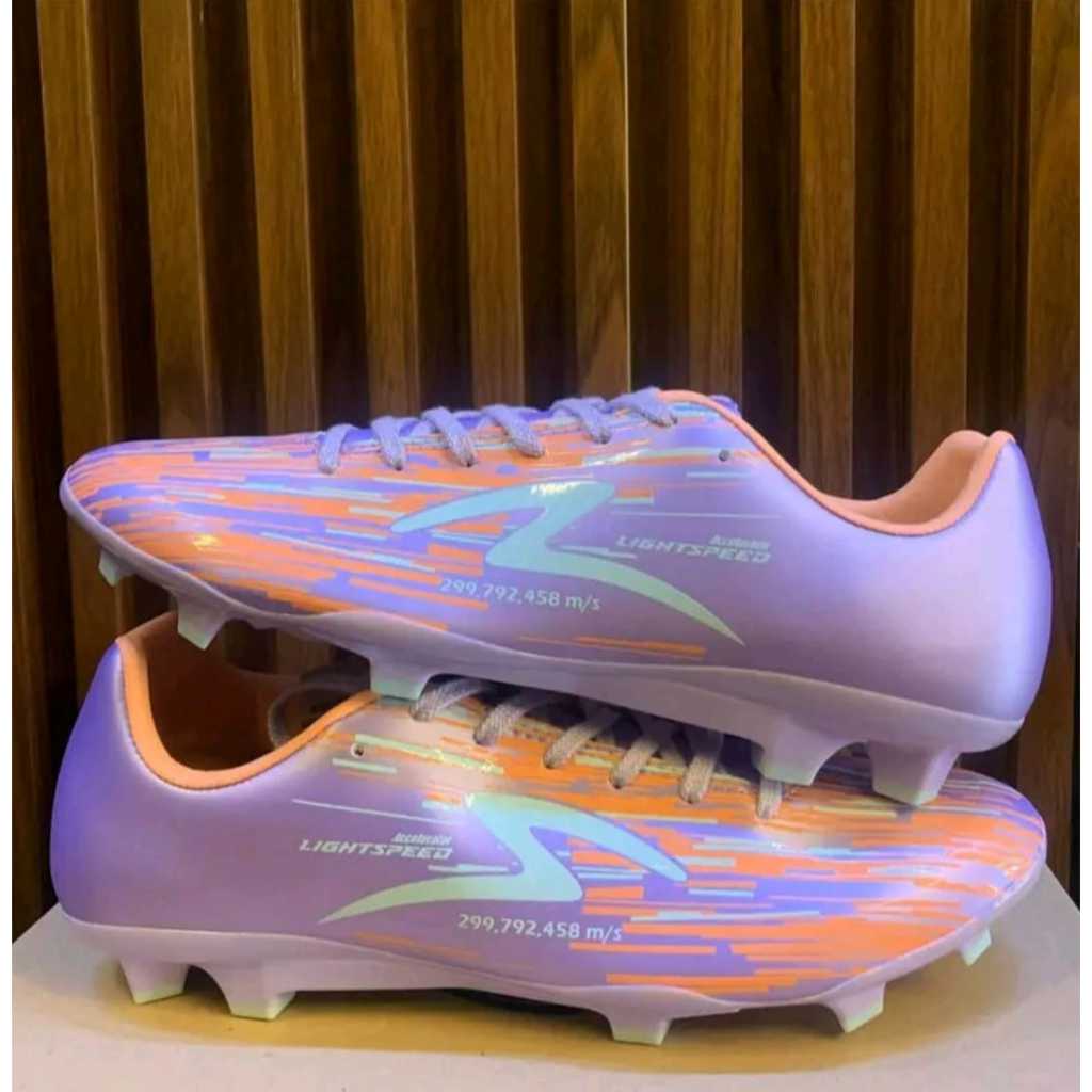 TERLARIS Specs Sepatu Futsal SPECS Lightspeed Reborn In Moonraker Apricot - Sepatu Futsal Specs Rebo