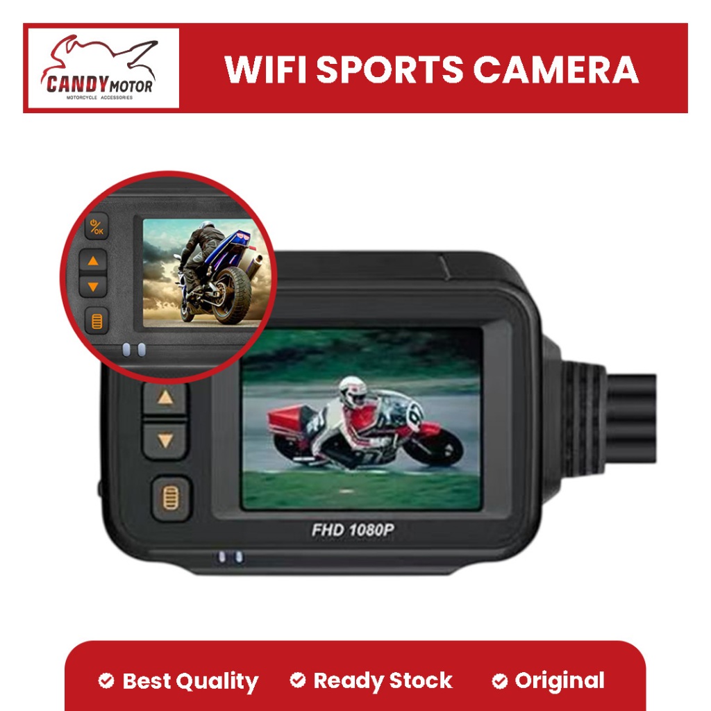 Kamera DVR Motor Dual Lens