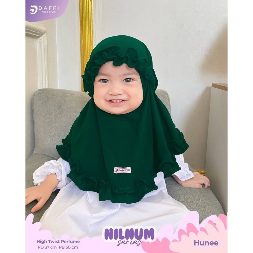 DAFFI HIJAB, JILBAB BABY, JILBAB BAYI LUCU, JILBAB ANAK DAFFI SERIES NILNUM