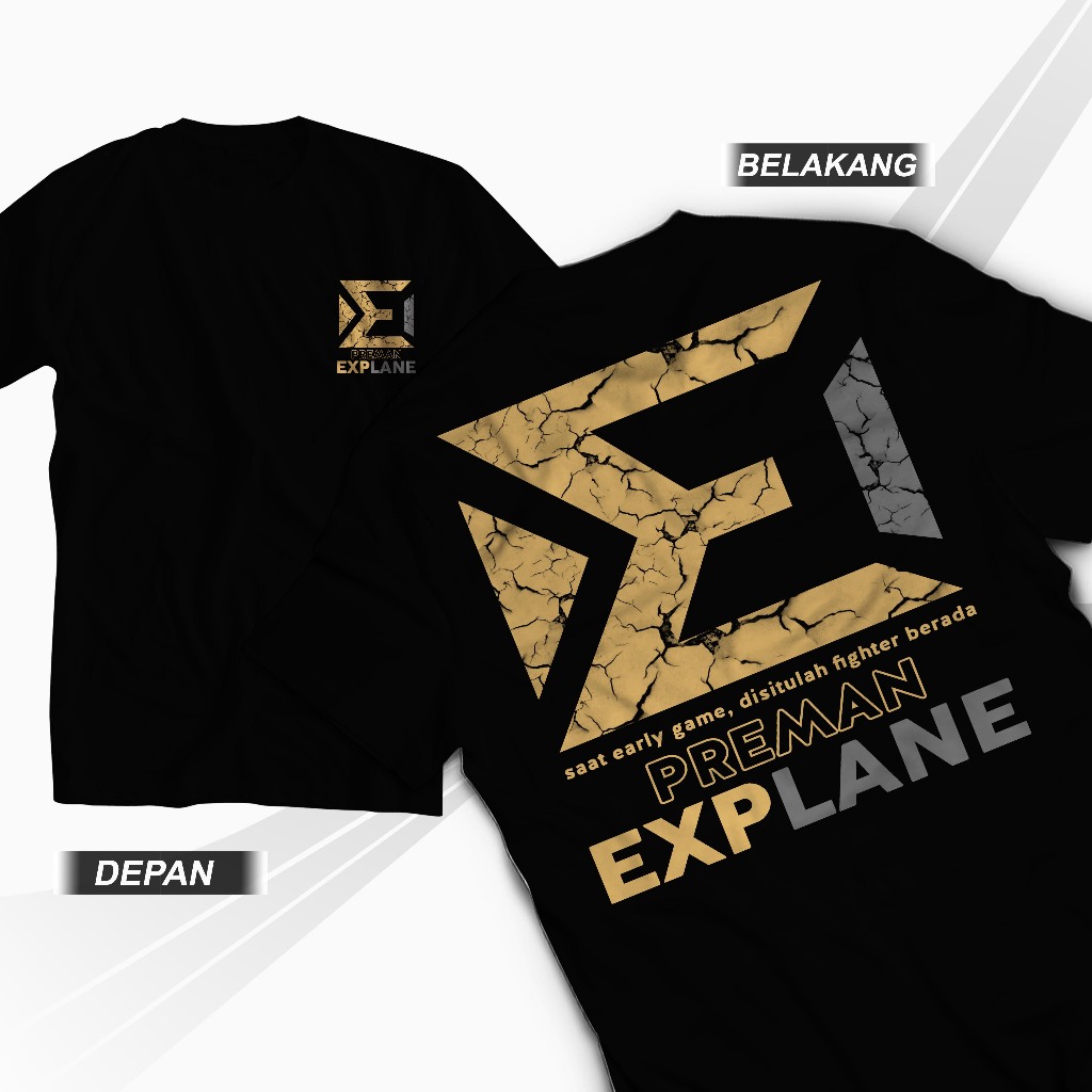 Tshirt Exp Lane Kaos DIstro Mobile Legend Unisex