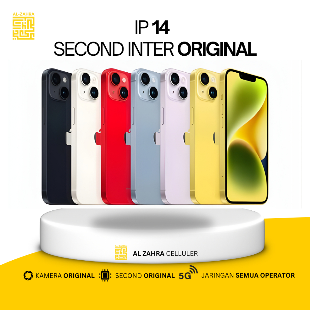 IP 14 Second Inter 128GB Unit Mulus Original