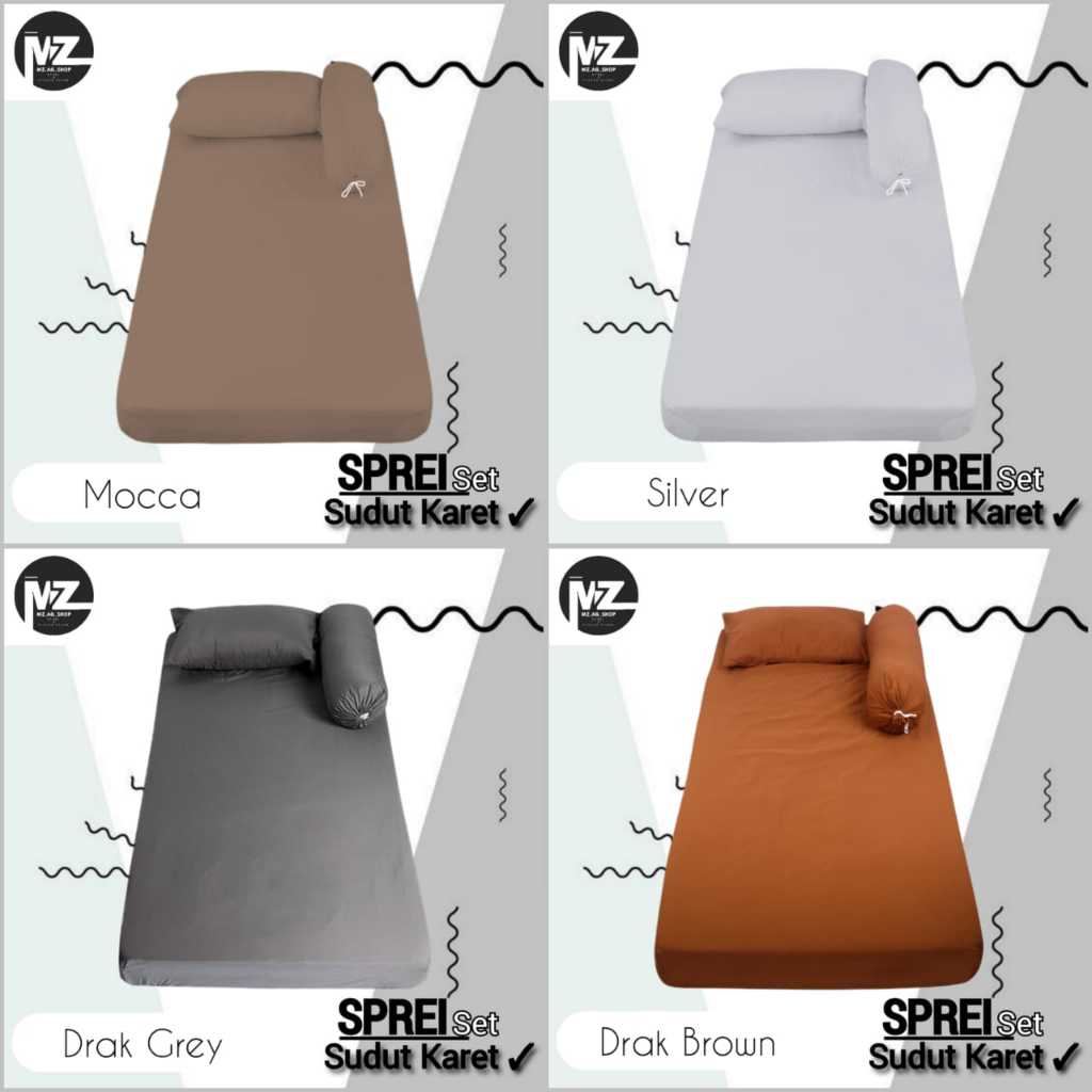 Sprei Polos Single Bed 120x200x25 Sprei Polos Aesthetic Sudut Karet 120x200 100x200 90x200