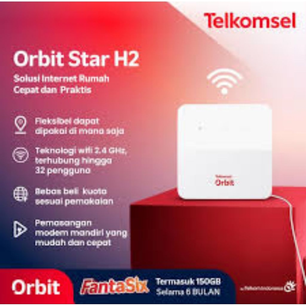 Telkomsel Orbit Star H2 Modem Router