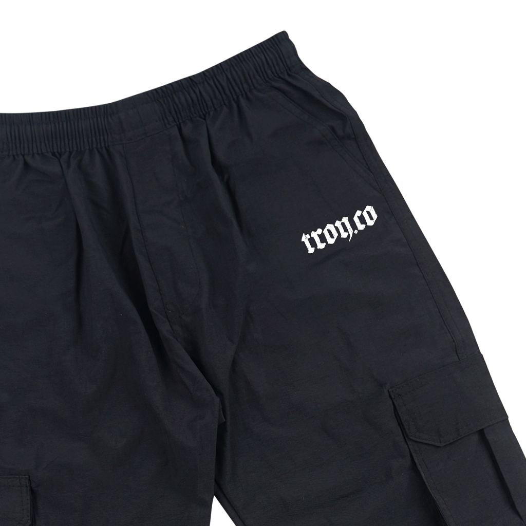 Troy Company Long Cargo Pants Black Rogue - Celana Panjang Cargo Hitam LCT 3344