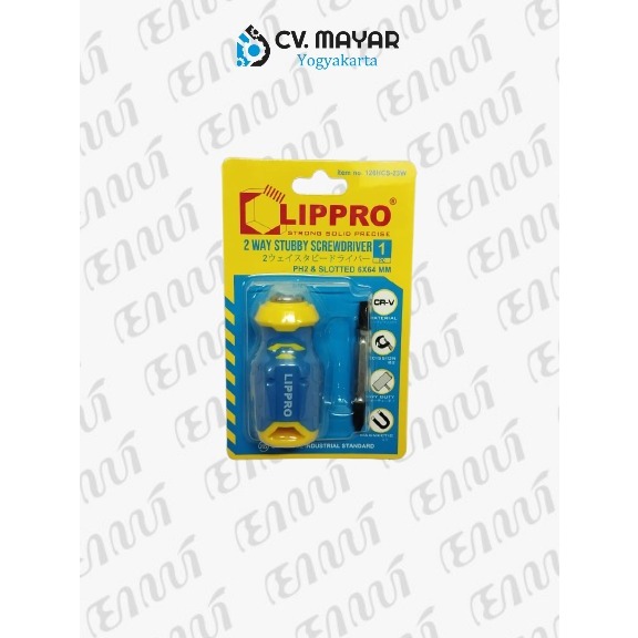 LIPPRO - Obeng Mini Bolak Balik 2WAY 126HCS-2W