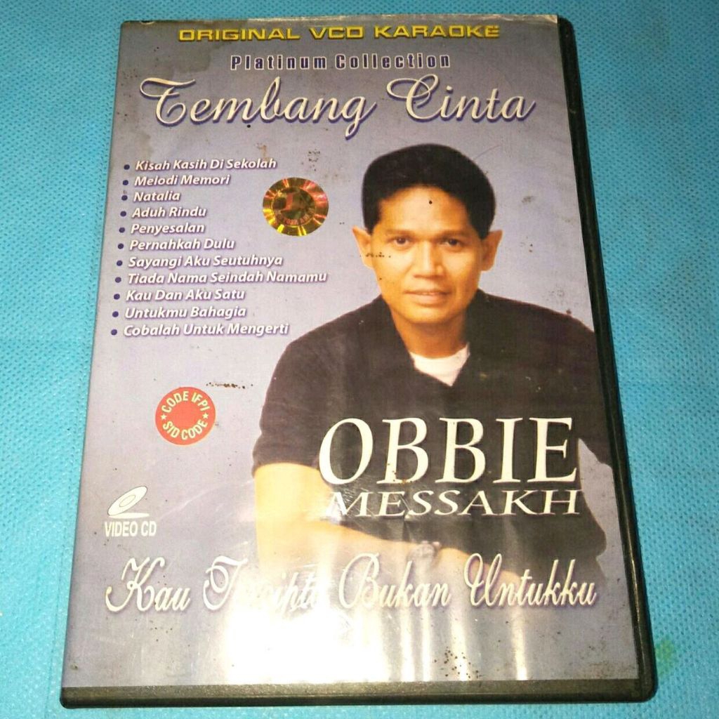 VCD Obbie Messakh - Tembang Cinta Kau Tercipta Bukan Untukku V CD Karaoke