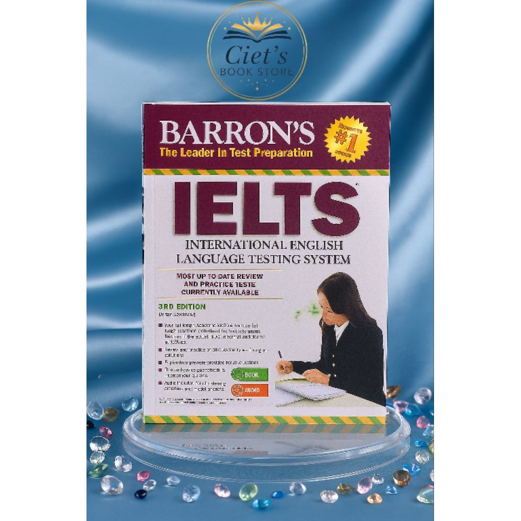 Buku Barrons IELTS Internasional English Language TestingSistem