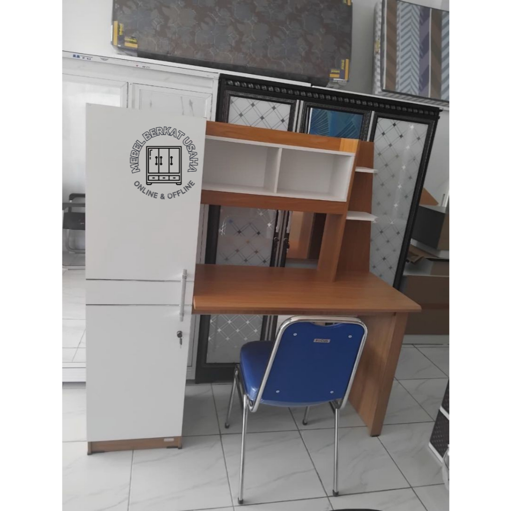MEJA BELAJAR SET KURSI LEMARI SAMPING BANJARMASIN