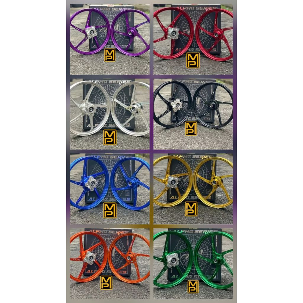 AJI RACING MX KING SPORT RIM ALPHA SERIES CUSTOM HUB SIZE 140/140-17 | VELG CNC CUSTOM HUB MX KING U